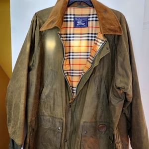 Burberry Waxed Canvas Hunting Field jacket 2X